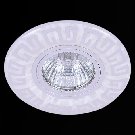 Встраиваемый точечный светильник Reluce 09504-9.0-001MN MR16+LED3W WH/CR (220V, круглые)