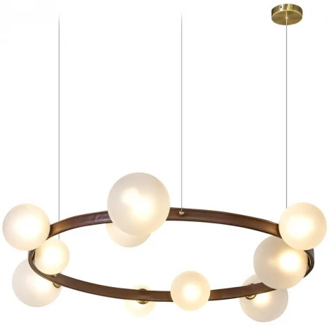 Подвесной светильник Alfa Light F3224-15 (220V, на тросе, шарики)