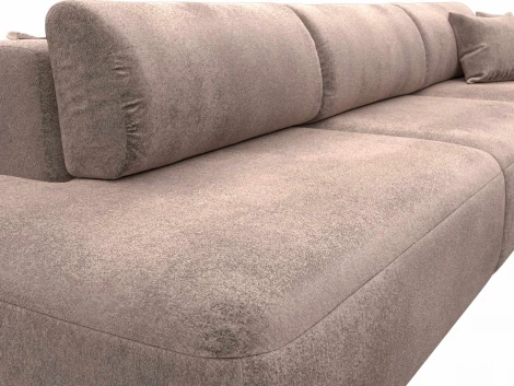 Диван угловой Лига-036 НПБ Модерн Лонг правый угол Лига Диванов (Велюр) арт.127755