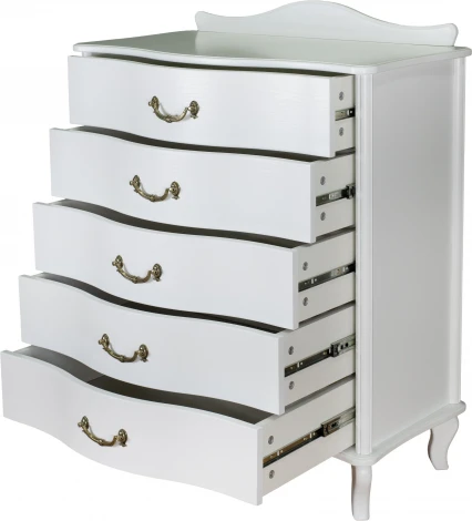 Комод Джульетта молочный дуб Л Mebelik арт.008544