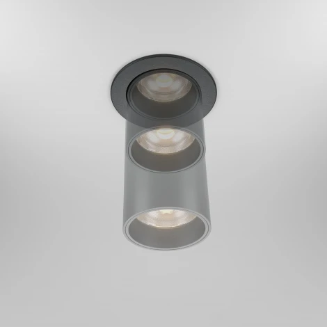 Встраиваемый светильник светодиодный Maytoni Focus Led DL125-L12-3K-B (220V, круглые)