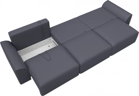 Диван прямой Лига-048 НПБ Лонг Лига Диванов (Экокожа) арт.128253