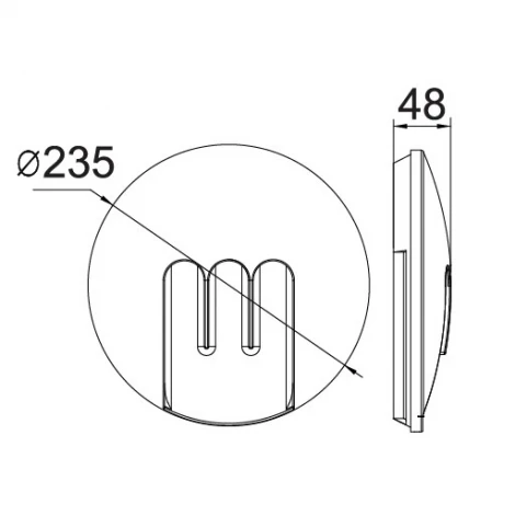 Настенный светильник уличный Oasis Light W1871 S