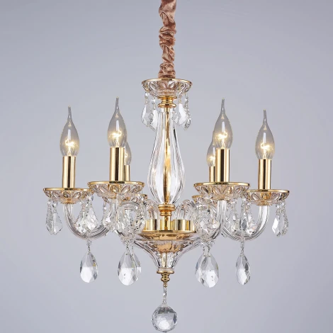 Подвесная люстра ILLUMICO IL2032-6PBC-25 ELITE