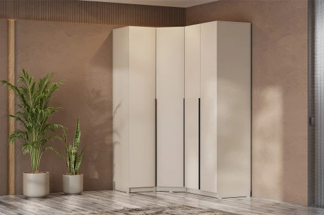 Шкаф с наполнением Арника (10 полок + 2 штанги) ШК 5, Меланж