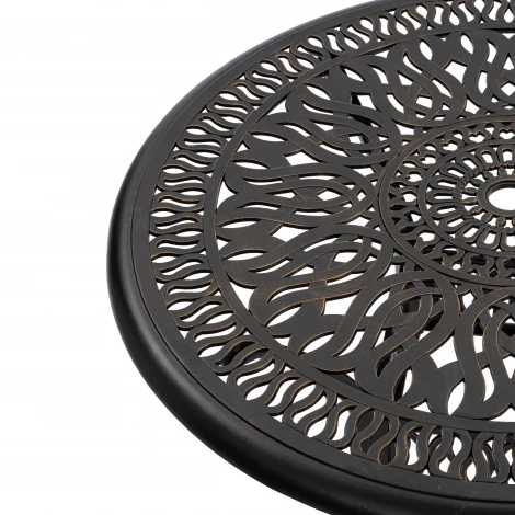 Комплект Secret de Maison Quartet/Квартет (стол+4 стула) алюминиевый сплав, бронзовый Tetchair 25572