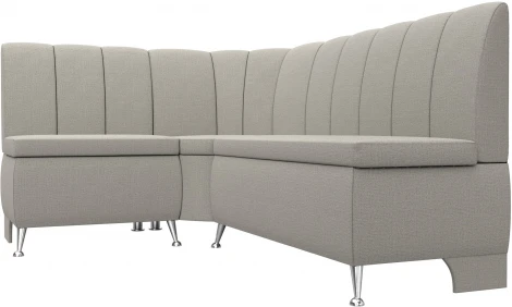 Диван кухонный угловой Кантри левый угол (Бежевый/Рогожка) Лига Диванов арт.122500L