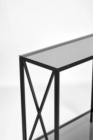 Консольный стол AllConsoles 1033-CB grey черный муар