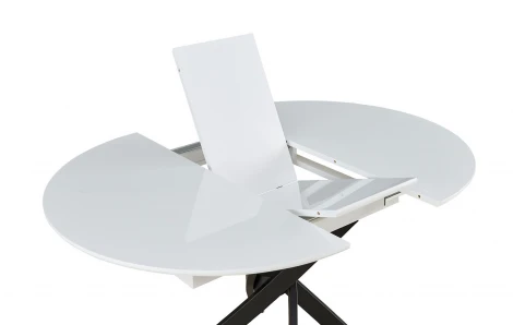 Стол B2303-1 белый лак/черный