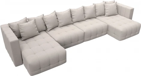 Диван П-образный Лига-052 НПБ Лонг Лига Диванов (Замша) арт.128861