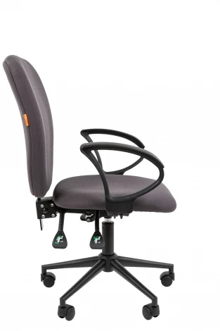 Офисное кресло Chairman 9801 Россия ткань Т13 серый Black 7150936