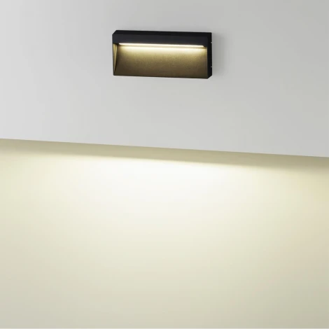 Подсветка для лестниц встраиваемая Odeon Light Vitty 6649/5WL3 черный/металл/акрил IP54 LED 5W 3000K 220V