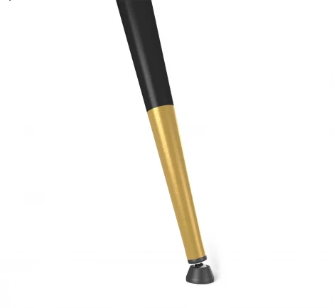 Стул полубарный Sheffilton SHT-ST36/S148-1 бежевый/черный муар/золото 4967844202