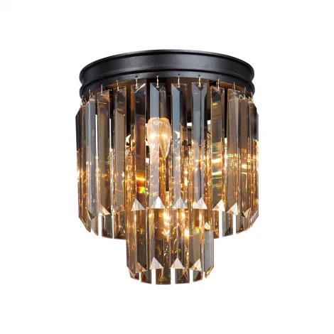 Потолочная люстра Vitaluce V5154-1/3+1PL (220V, хрусталь, круглые)