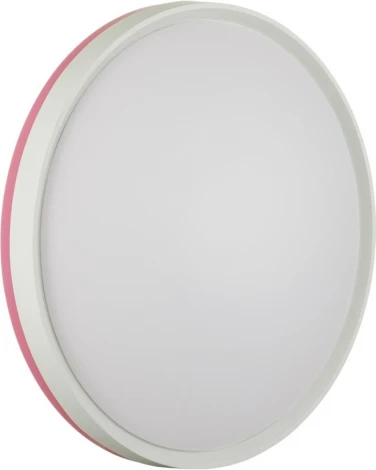 Настенно-потолочный светильник Sonex Kezo Pink 7708/EL пластик/розовый LED 70Вт 3000-6000К D500 IP43 пульт ДУ (220V, круглые)