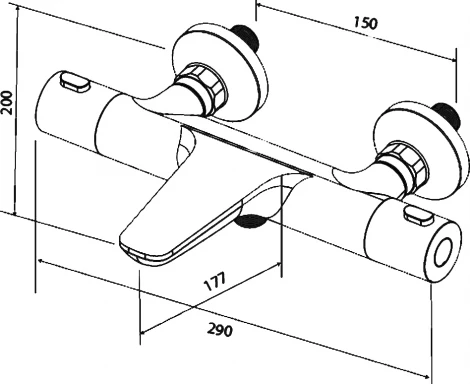 Термостат Am.Pm Inspire F5050000 для ванны с душем