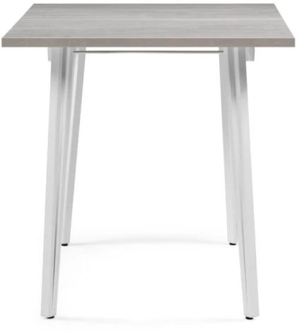 Стол раскладной Notta Денвер Лофт 120 25 мм бетон / белый матовый 506945
