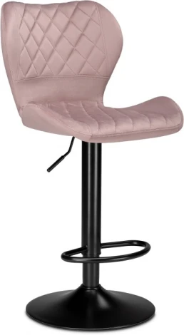 Барный стул Woodville Porch pink / black
