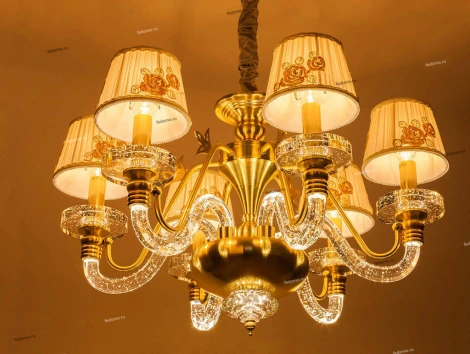Подвесная люстра IDLamp Domenica 402/6-LEDOldbronze