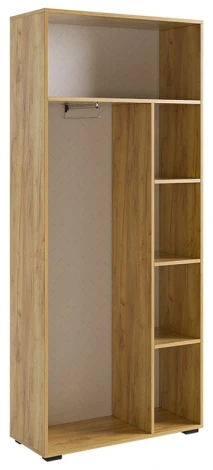 Бери Шкаф двухдверный, цвет дуб крафт золотой/графит Mebelson (арт.MPR-024.2564)