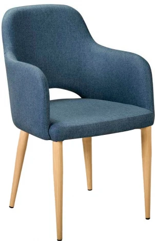 Кресло Ledger Cканди БлюАрт Натуральный Дуб R-Home арт.41012440_БлюАртНДуб