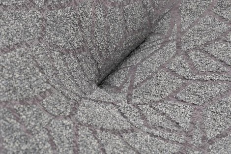 Кресло поворотное LUNA букле серый Buta5403-SER 98*90*69см Garda Decor арт.LUNA-3K-BUTA5403-SER