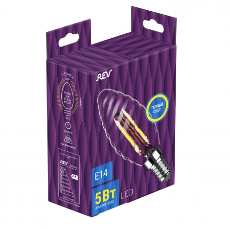 Лампочка светодиодная филаментная REV 32430 0
