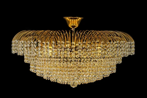 Потолочная люстра буше Arti Lampadari Elba E 1.2.60.100 G (220V, хрусталь)