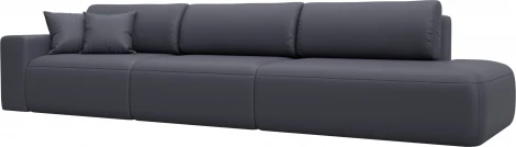 Диван прямой Лига-036 НПБ Модерн Лонг подлокотник слева Лига Диванов (Экокожа) арт.127693L