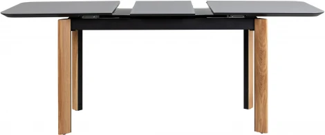 Стол R-Home раскл. Нарвик Glass 120-150 Automatic Natur/Dark matte glass