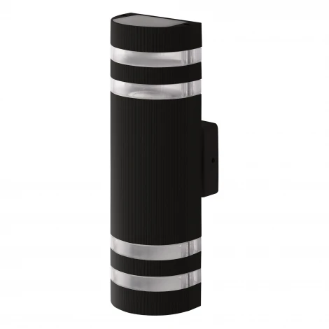 Настенный светильник уличный под лампы Е27 черный Uniel UUL-S16A 2x60W/E27 IP65 BLACK
