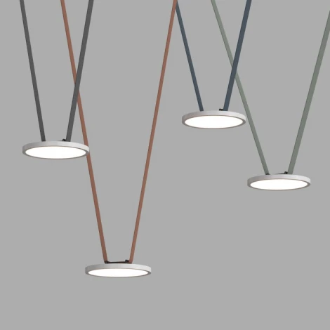Трековый светильник 48V Denkirs Belty Flow DK5566-WH+BK (LED, круглые)