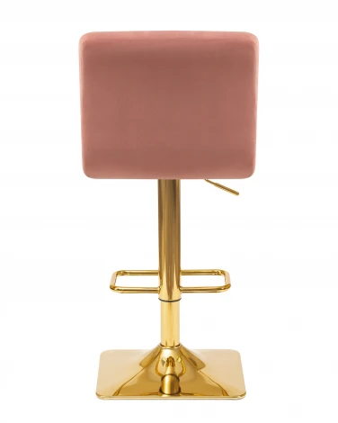 Набор 2 шт стул барный DOBRIN GOLDIE (пудрово-розовый велюр (MJ9-32))