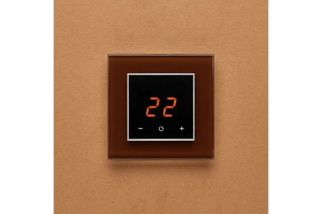 Терморегулятор AURA ORTO 8017 BROWN DARK (ТЕМНЫЙ КОРИЧНЕВЫЙ)