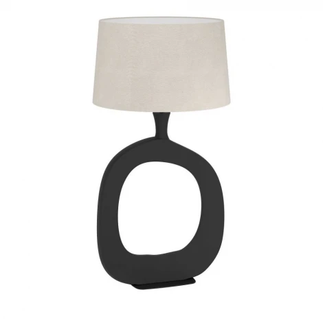 Настольная лампа Eglo Diezma 390424 1X60W E27 сталь, черный, натуральный