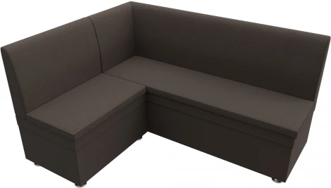 Диван кухонный угловой Уют левый угол (Коричневый/Рогожка) Лига Диванов арт.123897L