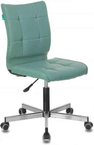 Кресло Бюрократ CH-330M/GREY без подлокотников серо-голубой Lincoln 212 искусственная кожа крестовина металл Stool Group арт.УТ000002995