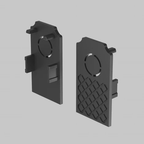 Заглушка торцевая 2шт Exility встраиваемый черный (магнитный) Maytoni Technical TRA034EC-42B