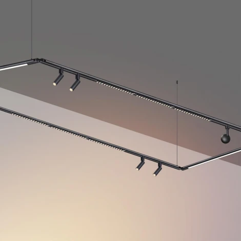 Светильник диммир. со сменой цв. температуры Novotech Glat 359368 IP20 LED 24W 48V 3 KONST (регулировка яркости, управление смартфоном, умный дом - Smart Life)