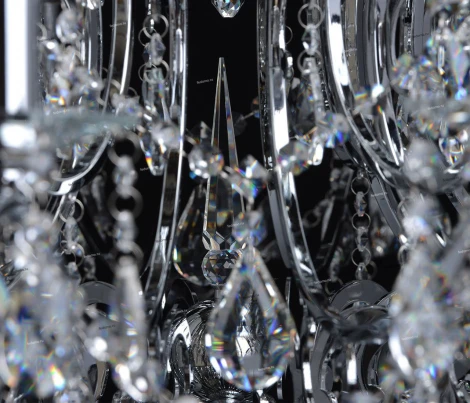 Подвесная люстра Chiaro Сюзанна 458010524 (220V, на цепи, подсвечник, свеча)