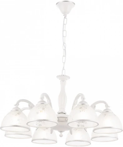 Подвесная люстра Arte Milano AM349737 349737/8 WT+SL (220V, на цепи)