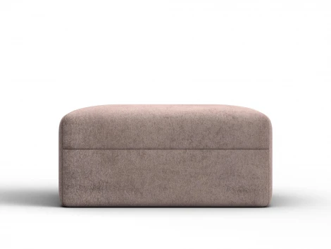 Модуль пуф Лига-060 НПБ (ЛДСП,Брус,Фанера,Велюр/Бежевый) Лига Диванов 129570