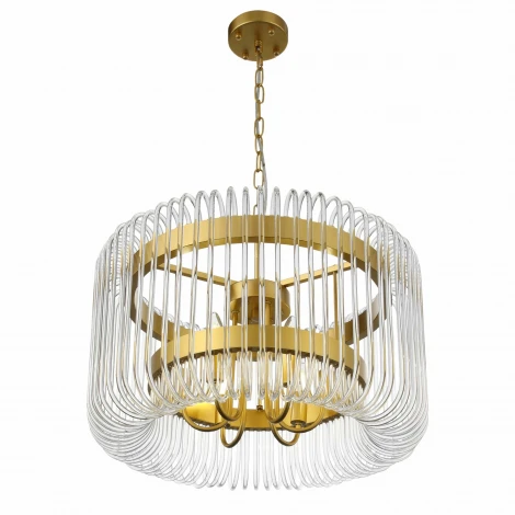 Подвесная люстра ST Luce Grosseto SL1228.203.06 (220V, на цепи, круглые)