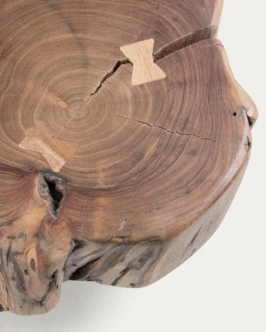 Журнальный стол La Forma (ex Julia Grup) Eider (Черный/ Акация,Дерево,Сталь,Металл)