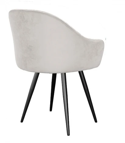 Стул DikLine 439 поворотный, C103 крем, ножки черные арт.00-00073873