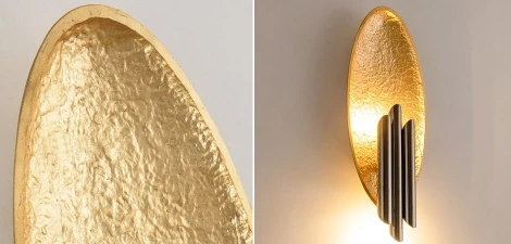 Настенный светильник Corrugation Gold By ImperiumLoft 44,642 (220V)