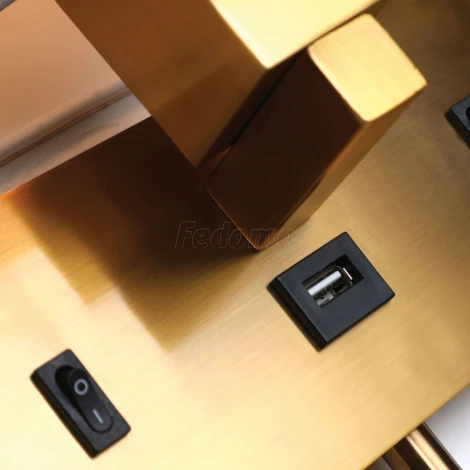 Бра для чтения с usb Favourite Lectio 2225-2W (LED, 220V, выключатель)