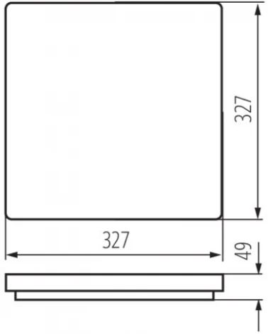 Потолочный светильник светодиодный с датчиком движения Kanlux VARSO 26983 (220V, IP54)