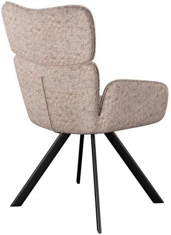 Стул DikLine 501 поворотный NS04 CREAM, ножки черные арт.00-00077437