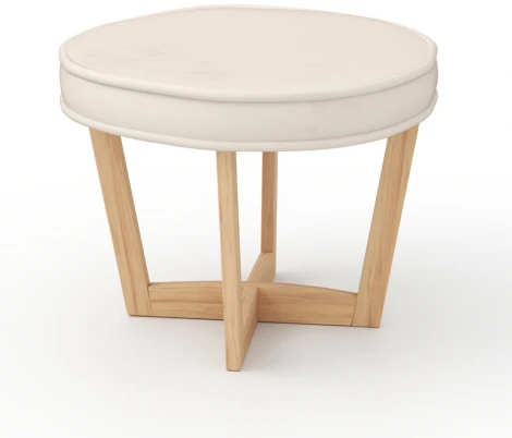 Пуф Arsko Вильсон молочный велюр